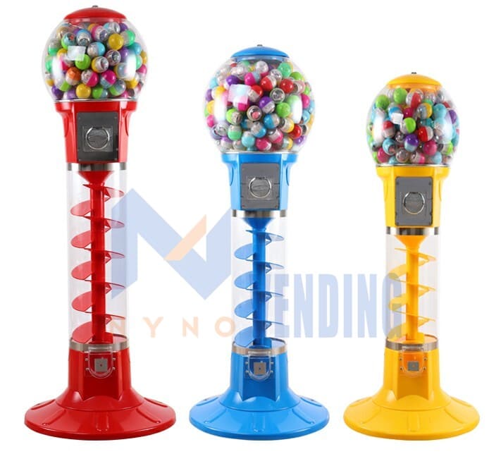 Spiral Vending Machines , spiral gumball , candy machine for sale