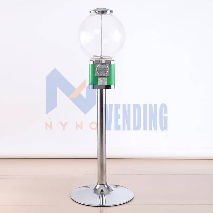 Single Head Ball Globe Tabletop Gumball Machine​ with stand for sale